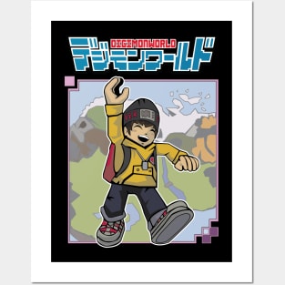 digimon world analog boy Posters and Art